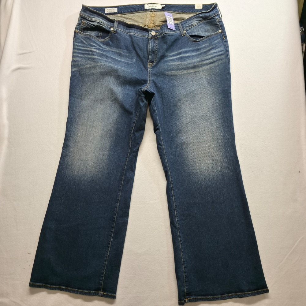 Torrid Women's Relaxed Fit Bootcut Denim Blue Jeans Size 26 (44X32) NWT
